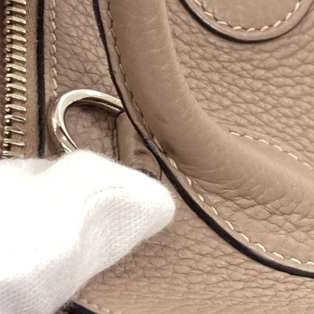 Hermes Bolide 31 Tourterelle Silver Hardware Handbag Taurillon Clemence Leath... - Picture 14 of 16